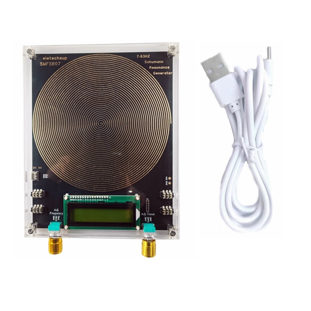 0.01-100Khz 4 Output Large 7.83 Schumann Resonance Generator Pure Sine Wave