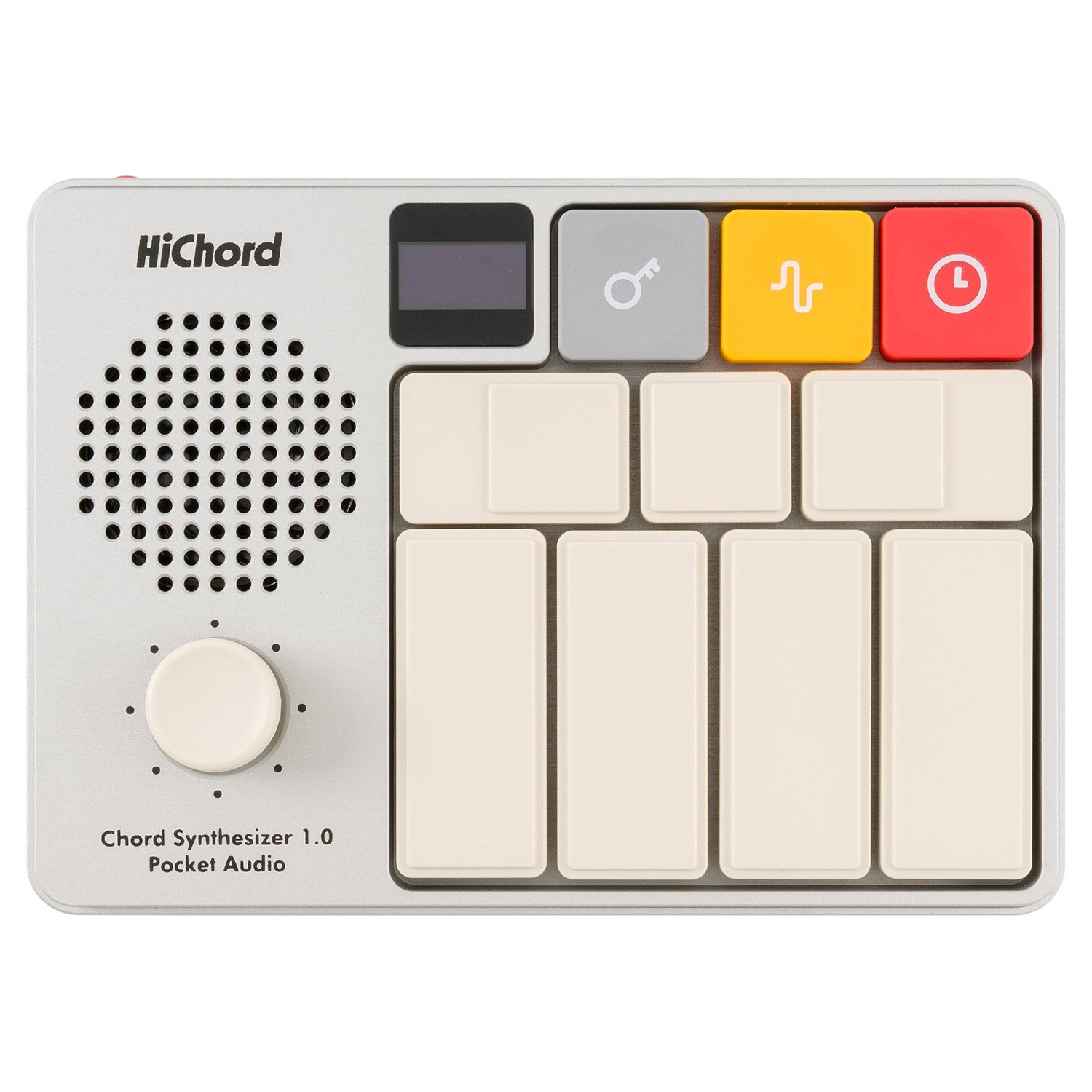 HiChord Chord Pocket Synthesizer - Aluminum Edition Silver Anodized