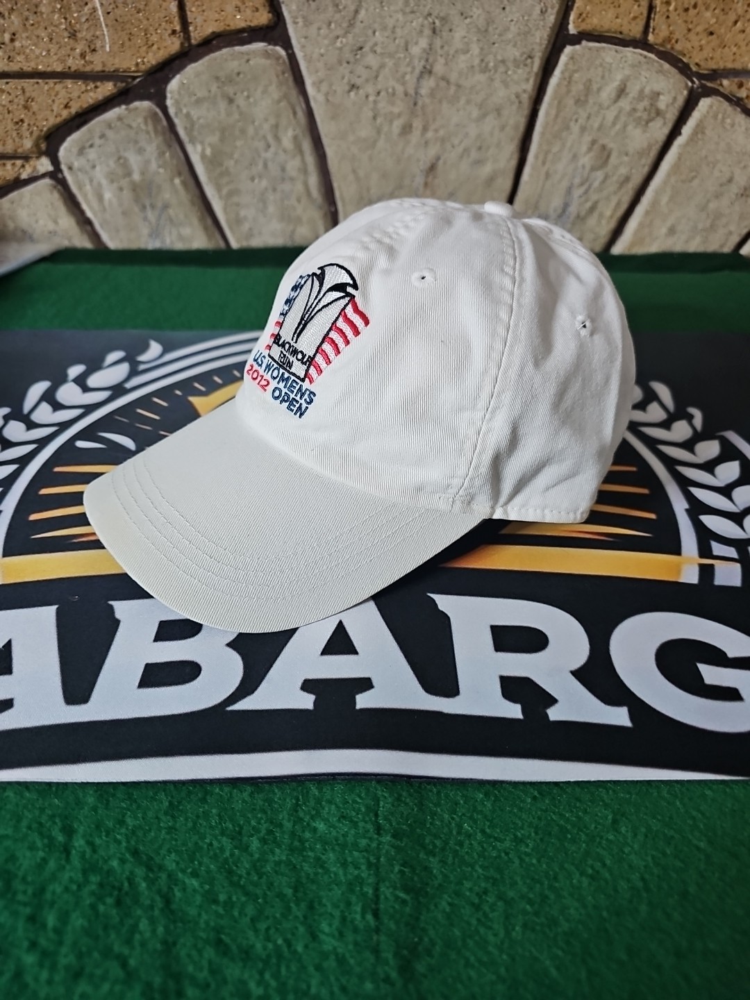 2012 US Women's Open Blackwolf Run Hat / USGA / Hook & Loop Strap / White