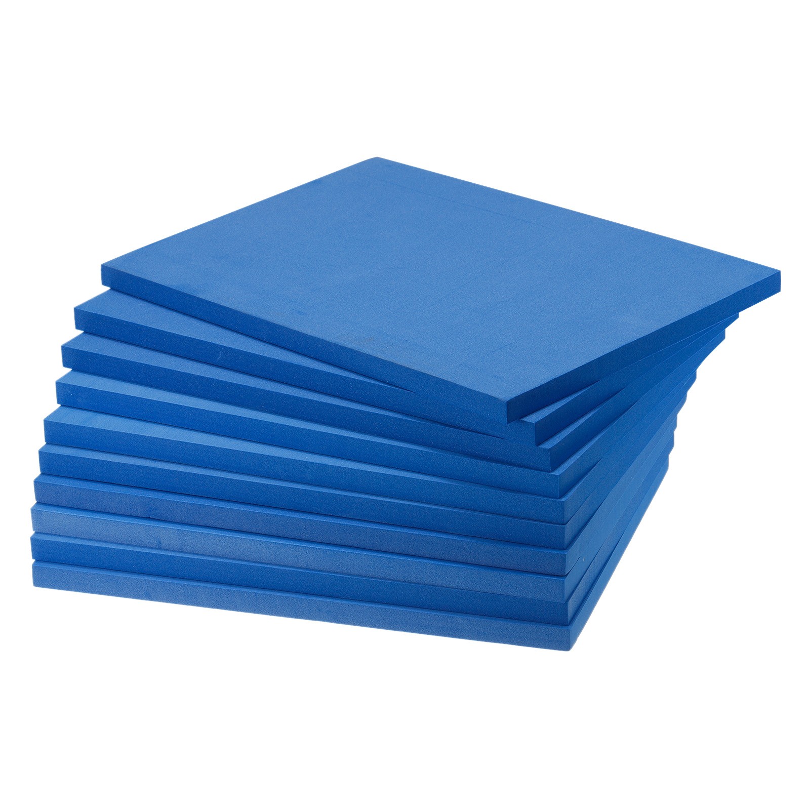 10 Pcs EVA Foam Sheets Bright Blue 12 Inch x 9 Inch 13mm Thickness For DIY