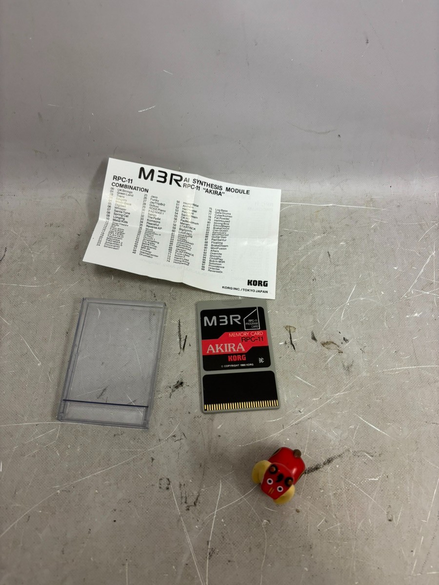 KORG M3R RPC-11 AKIRA Memory Card Synthesizer Expansion Tested from Japan