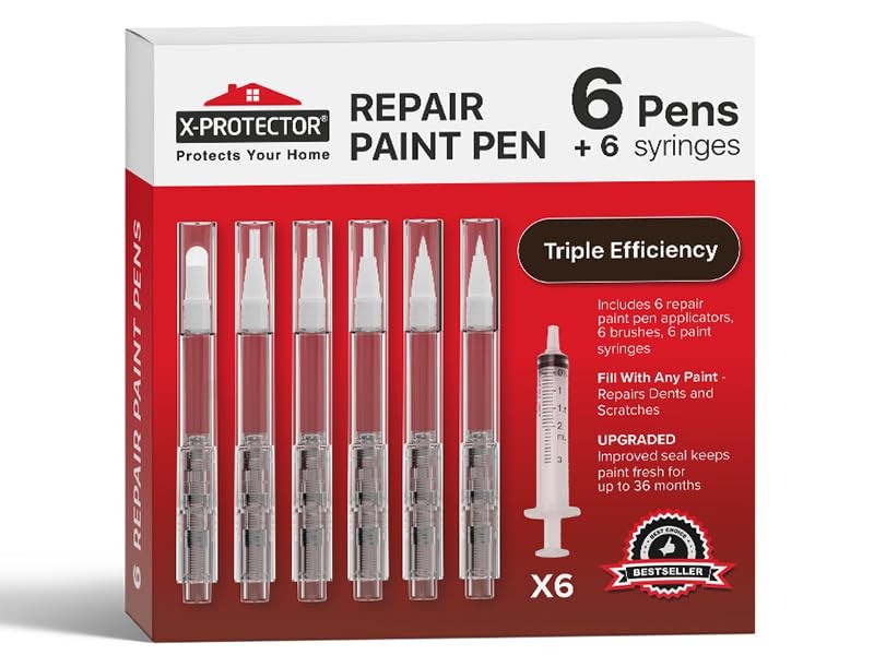 Set Of 6 Touch Up Paint Kit For Universal Clear Scratch Repair Kit Finish