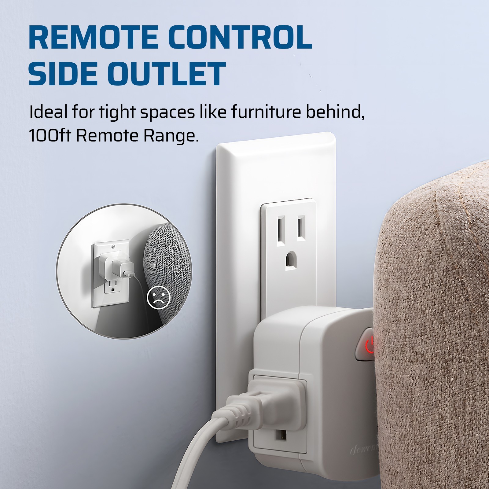DEWENWILS Remote Control Outlet, Upgraded Version Wireless Remote Light Switch