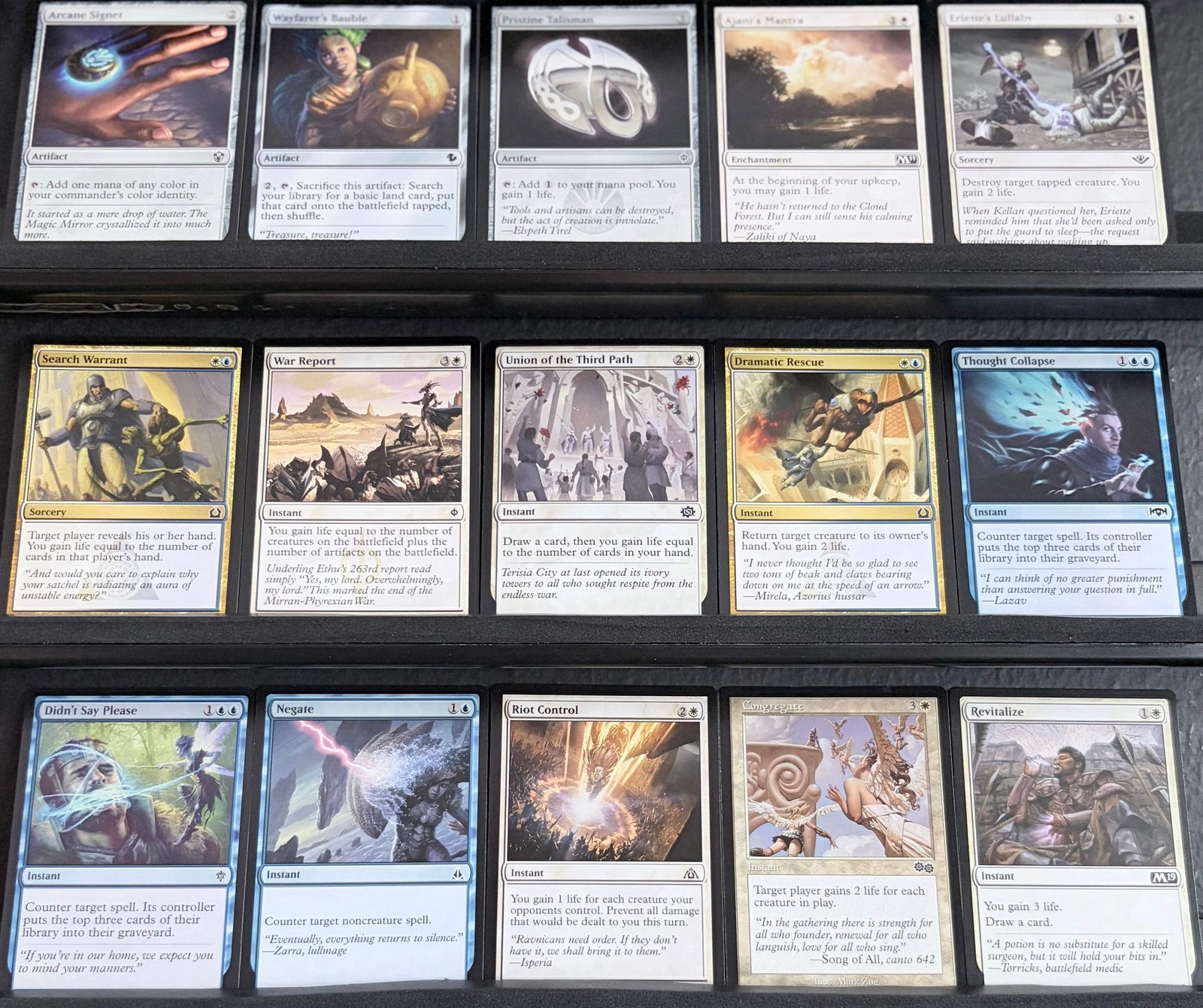 ***Custom Commander Deck*** Hope Estheim - Lifegain Mill - MTG EDH