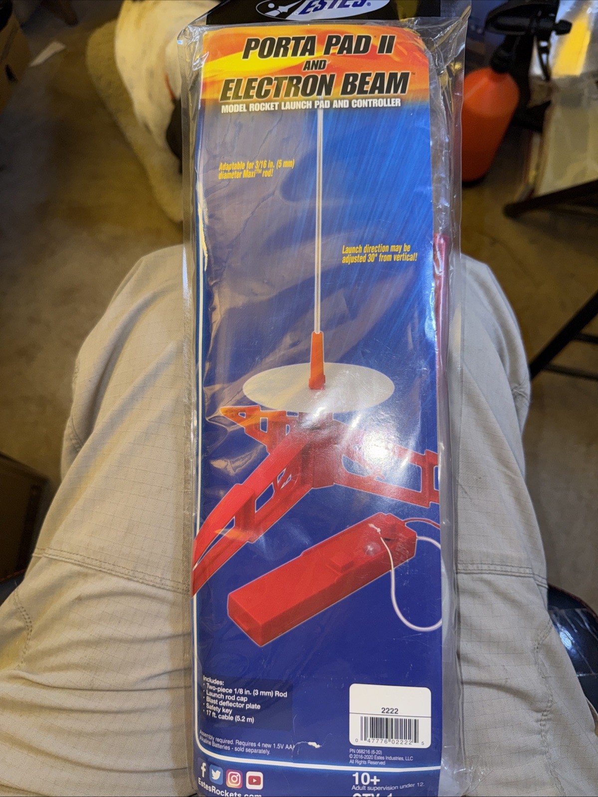 Estes 2222 Porta-Pad II Launch Pad and Electron Beam Launch Controller NEW OEM