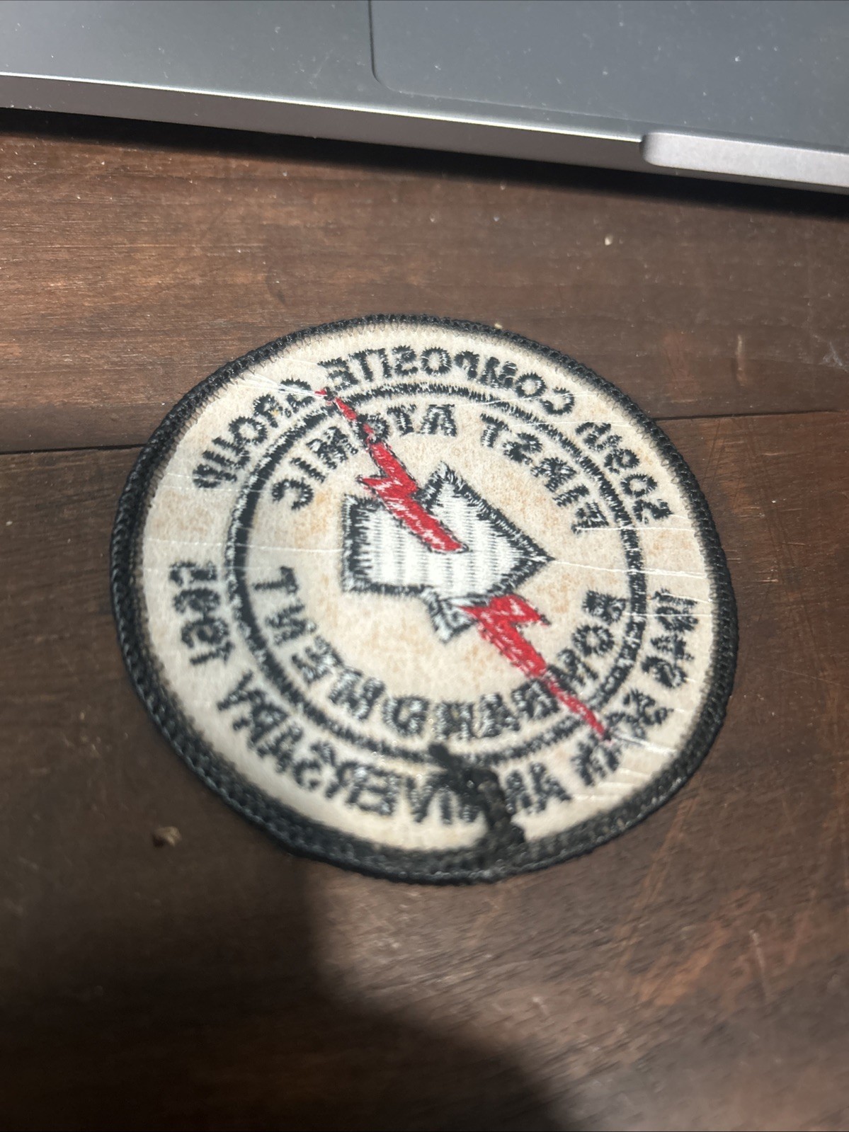 509TH COMPOSITE GROUP 1945-1995 50TH ANNIVERSARY FIRST ATOMIC BOMBARDMENT PATCH