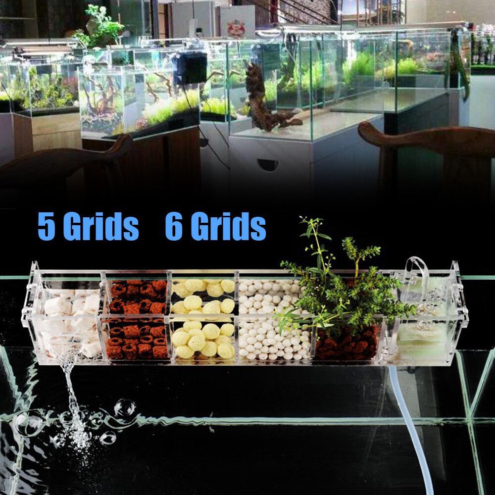 Aquarium External Filter Trickle Upper Multi-functional Fish Tank Water Filter
