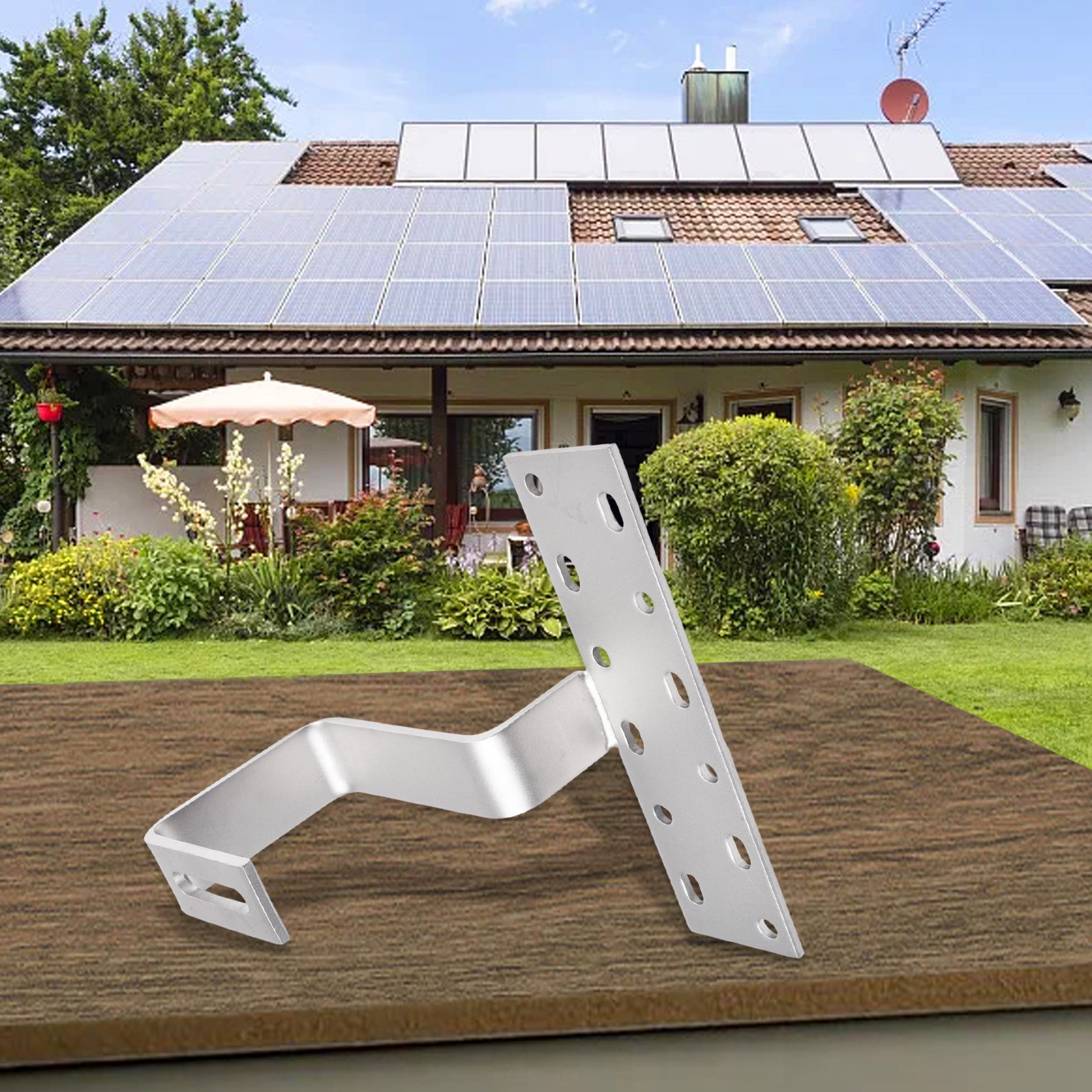 Solar Panel Bracket Roof Hook Side Mounting Accessories Stainless Steel