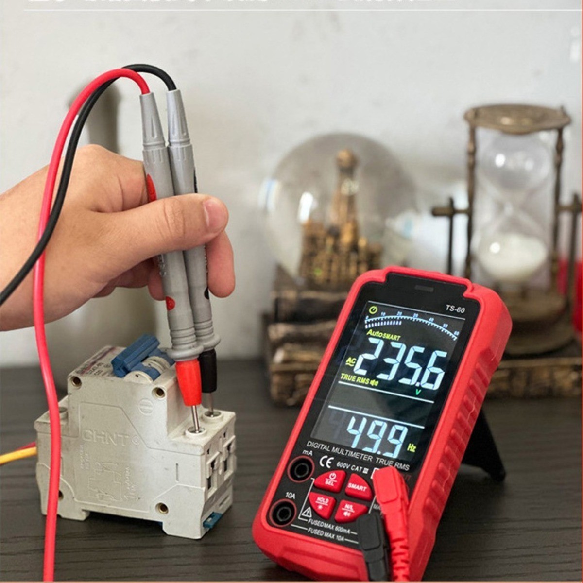 For Smart Digital Multimeter USB Rechargeable TRMS 6000 Counts ACDC Voltmeter