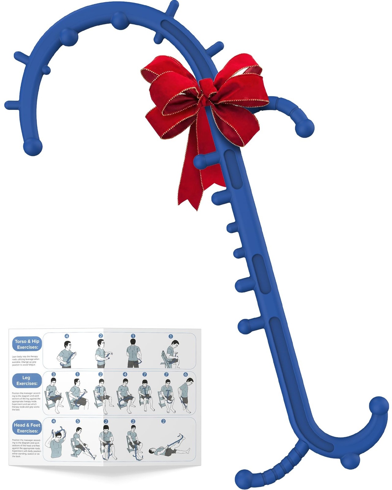 Back and Neck Massager for Pain Relief Deep Tissue, Upgraded Full Body Trigge...