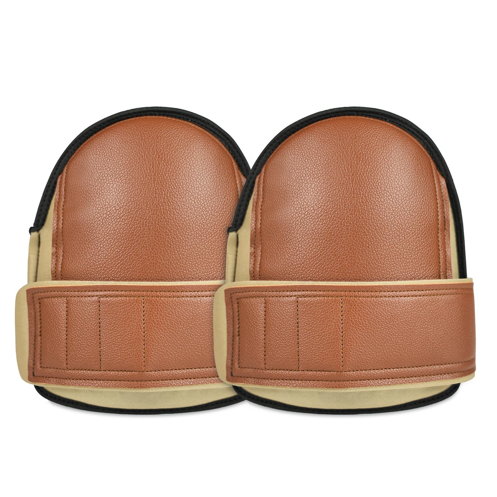 Safety Knee Pads for Work Super Soft Leather Knee Protector For Construction,...