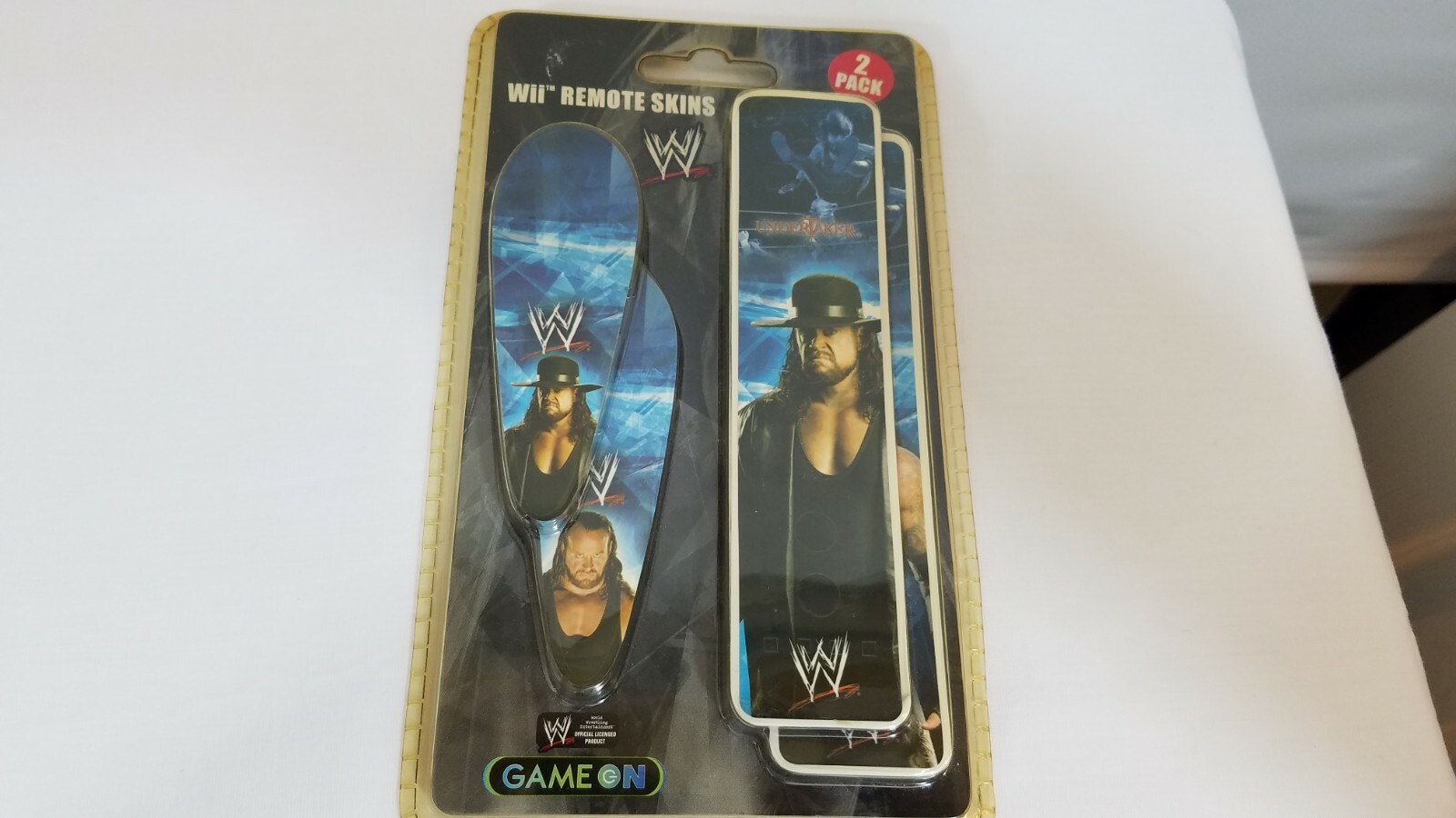 The Undertaker WWE Wii Nunchuk & Remote Skins Decal Sticker 2 Each New Sealed