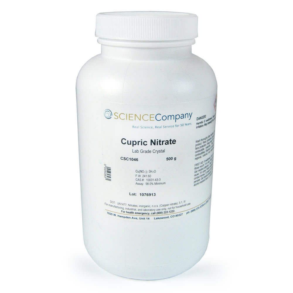 Cupric Nitrate, 500g Patinas, Copper, Brass, Bronze, Jewelry, Sculpture