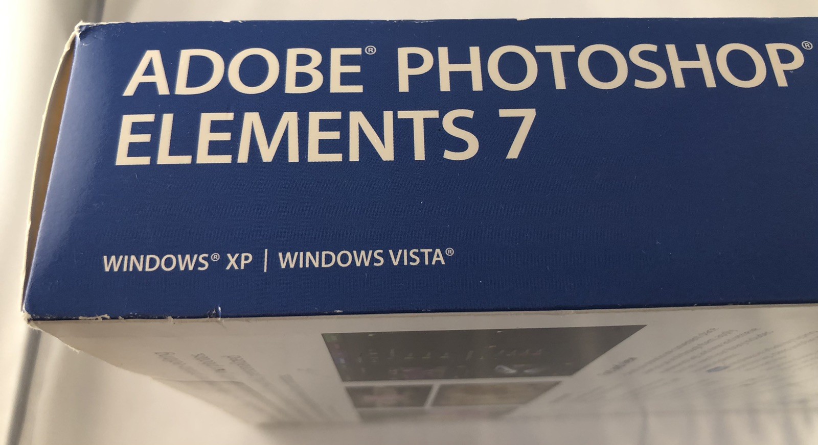 VINTAGE NOS SEALED ADOBE PHOTOSHOP ELEMENTS 7 SOFTWARE - BRAND NEW