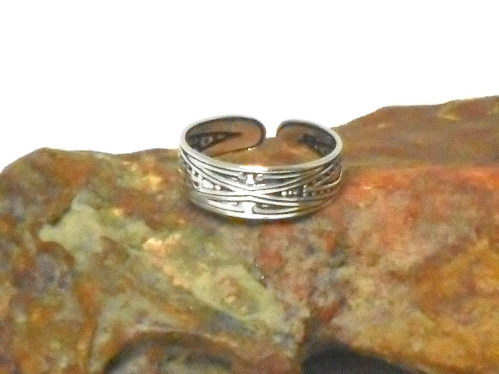 Adjustable TOE RING Sterling Silver 925 - Gift Boxed!