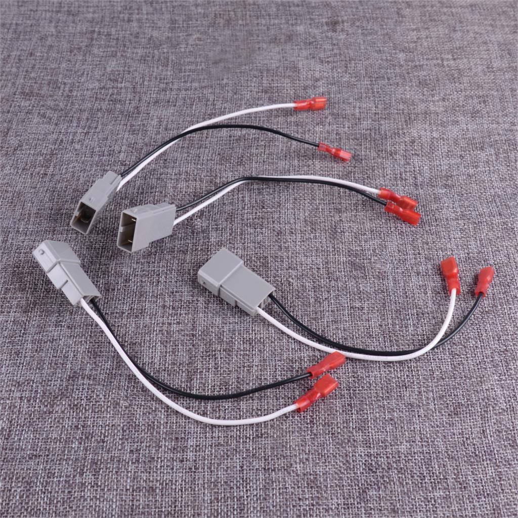 4Pcs Front Rear Door Speaker 72-7800 Wire Harness Cable Adaptor For Select Honda