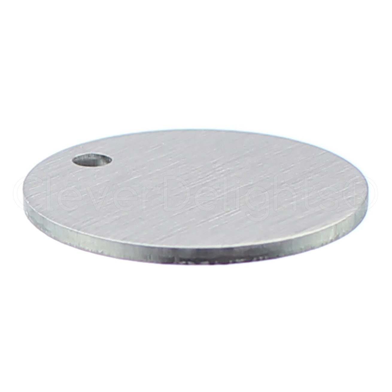 25 PCS 1" Round Stamping Blanks 14 Gauge .063" Aluminum Circle Discs Tags