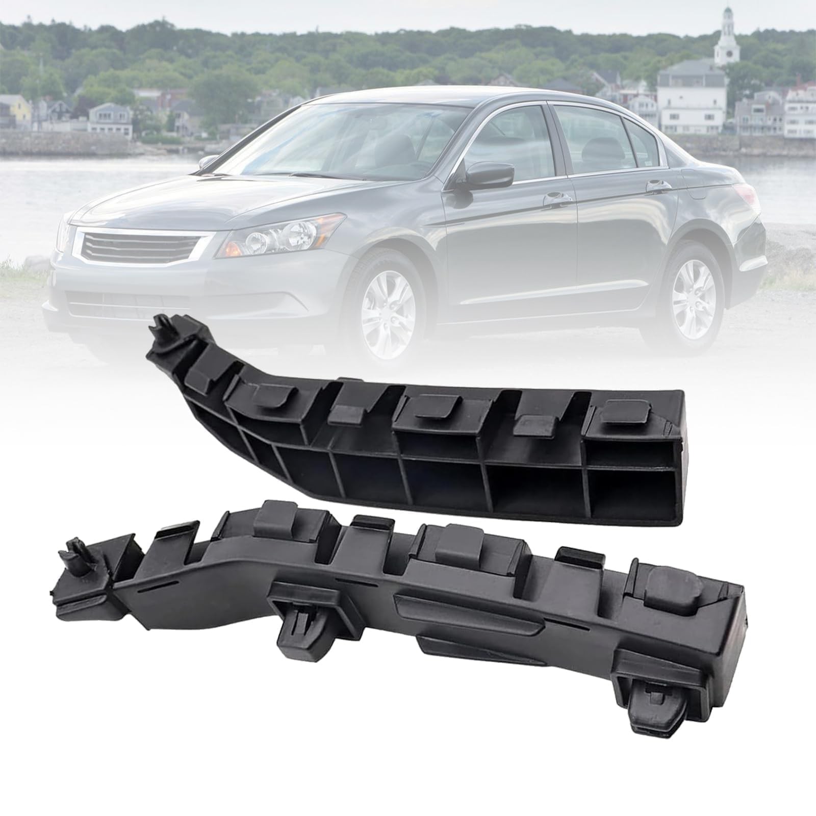 1 Pair Front Bumper Mounting Support Bracket, 71198TA0A00, 71193TA0A00, Fit F...