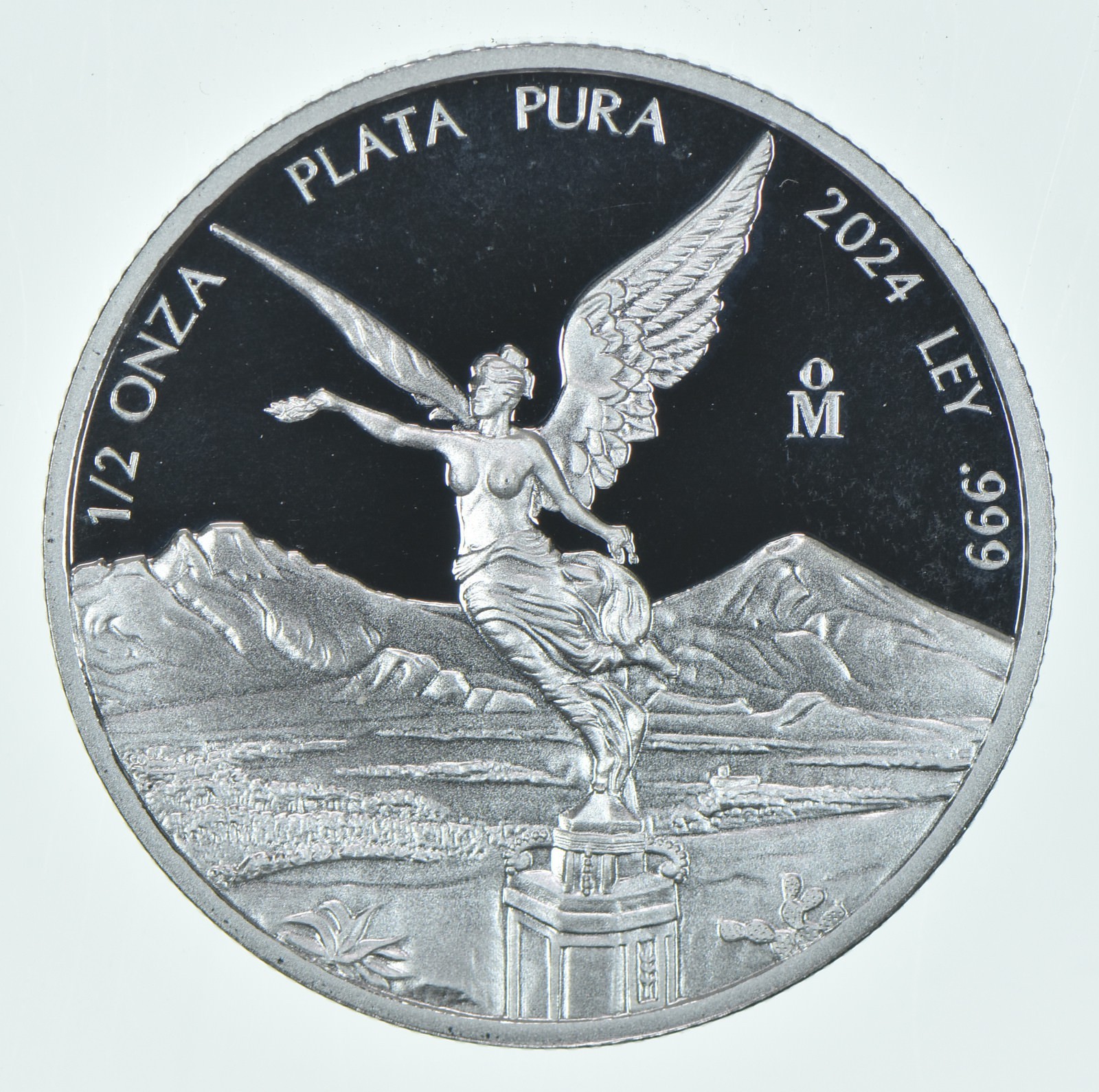 2024 Mo Mexico 1/2 Onza Silver Libertad Proof