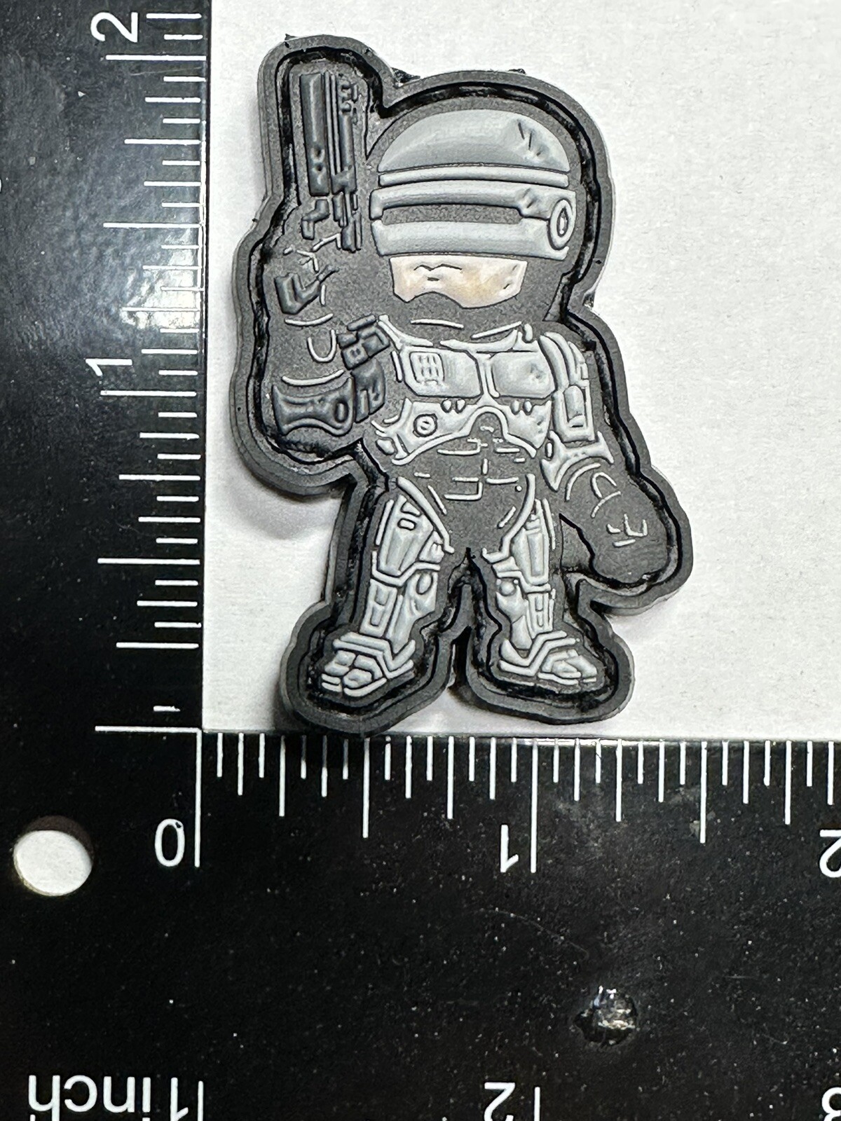 Robocop pvc rubber morale ranger eye patch Edc