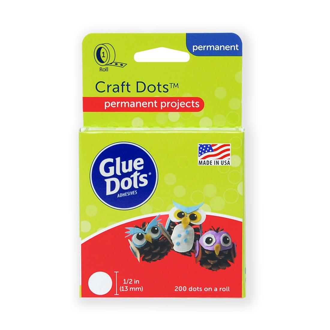 Craft Glue Dots 200-Count Package