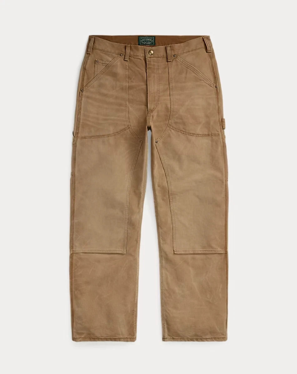 NEW Polo Ralph Lauren Country Dry Goods Carpenter Double Knee Dungaree Pants
