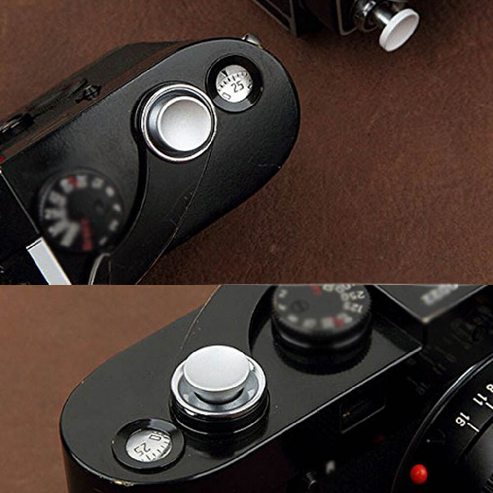 2/4Pcs Metal Camera Shutter Release Button for Fujifilm Leica Canon Nikon + More