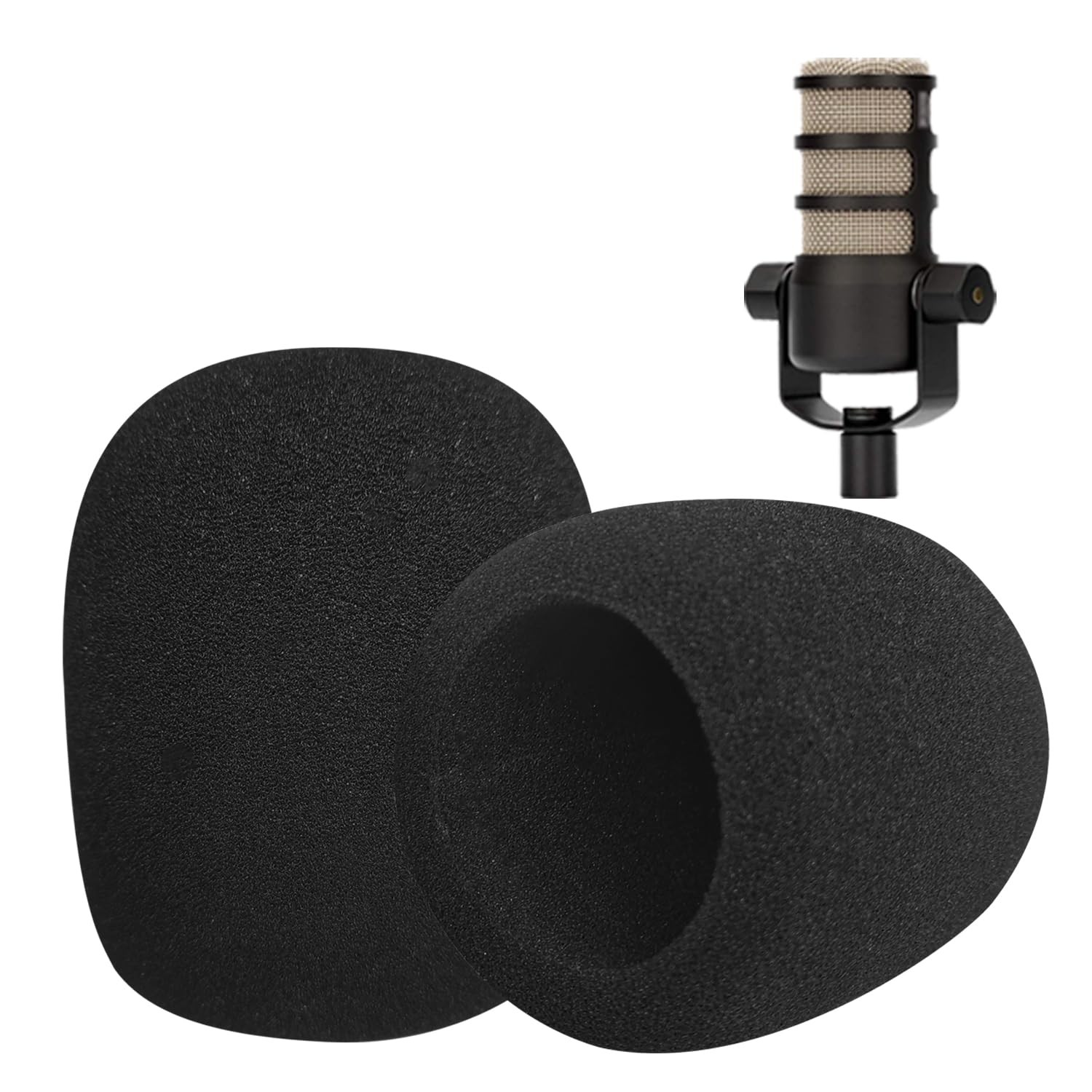 Pop Filter Foam Mic Cover Compatible with Rode PodMic NT1-A NT-USB NT2-A Proc...