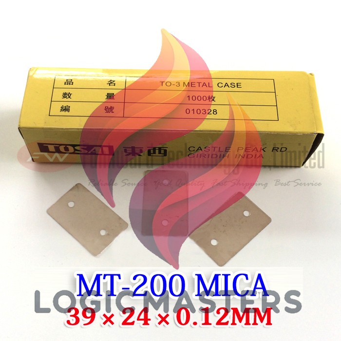 MT-200 Metal Case Power Transistor MICA Insulator Stiff Transparent x 100PCS