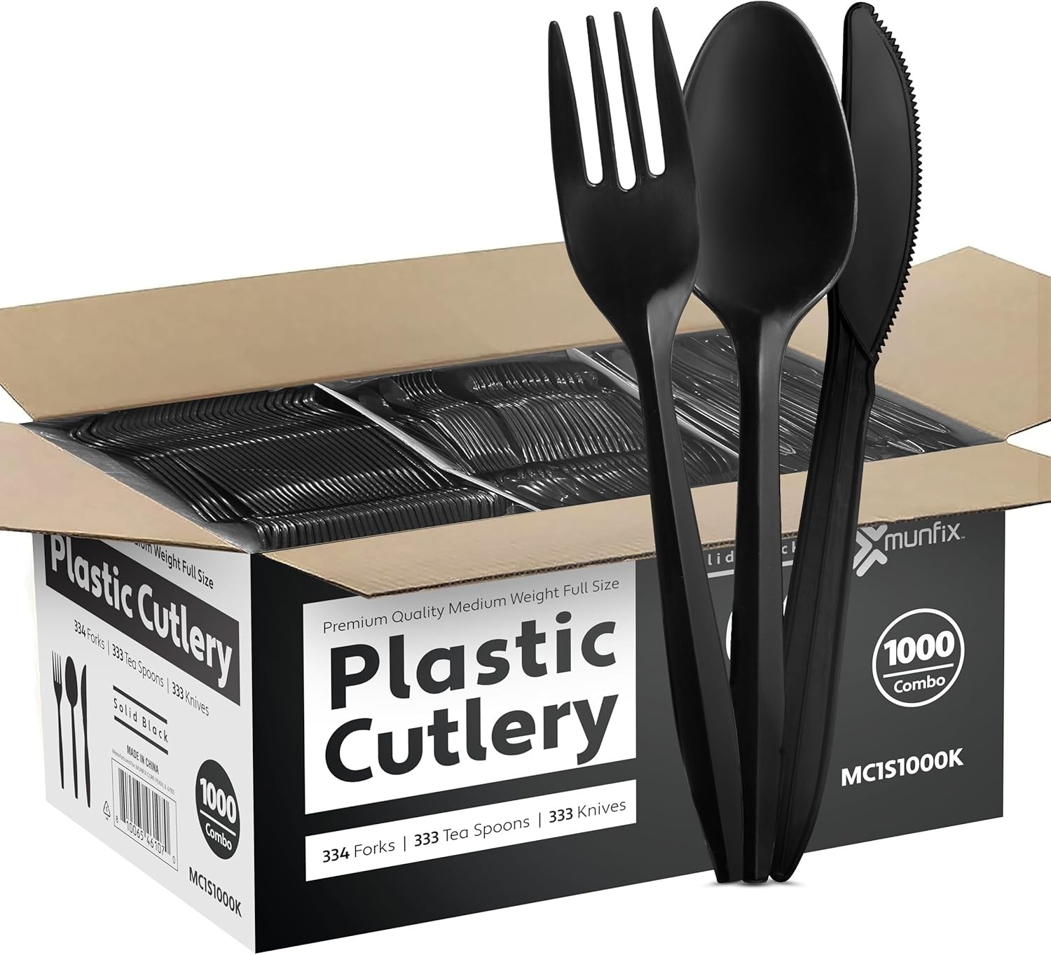 Bla Sierware Set, 334 Forks, 333 Spoons, 333 Knives, Medium Weight