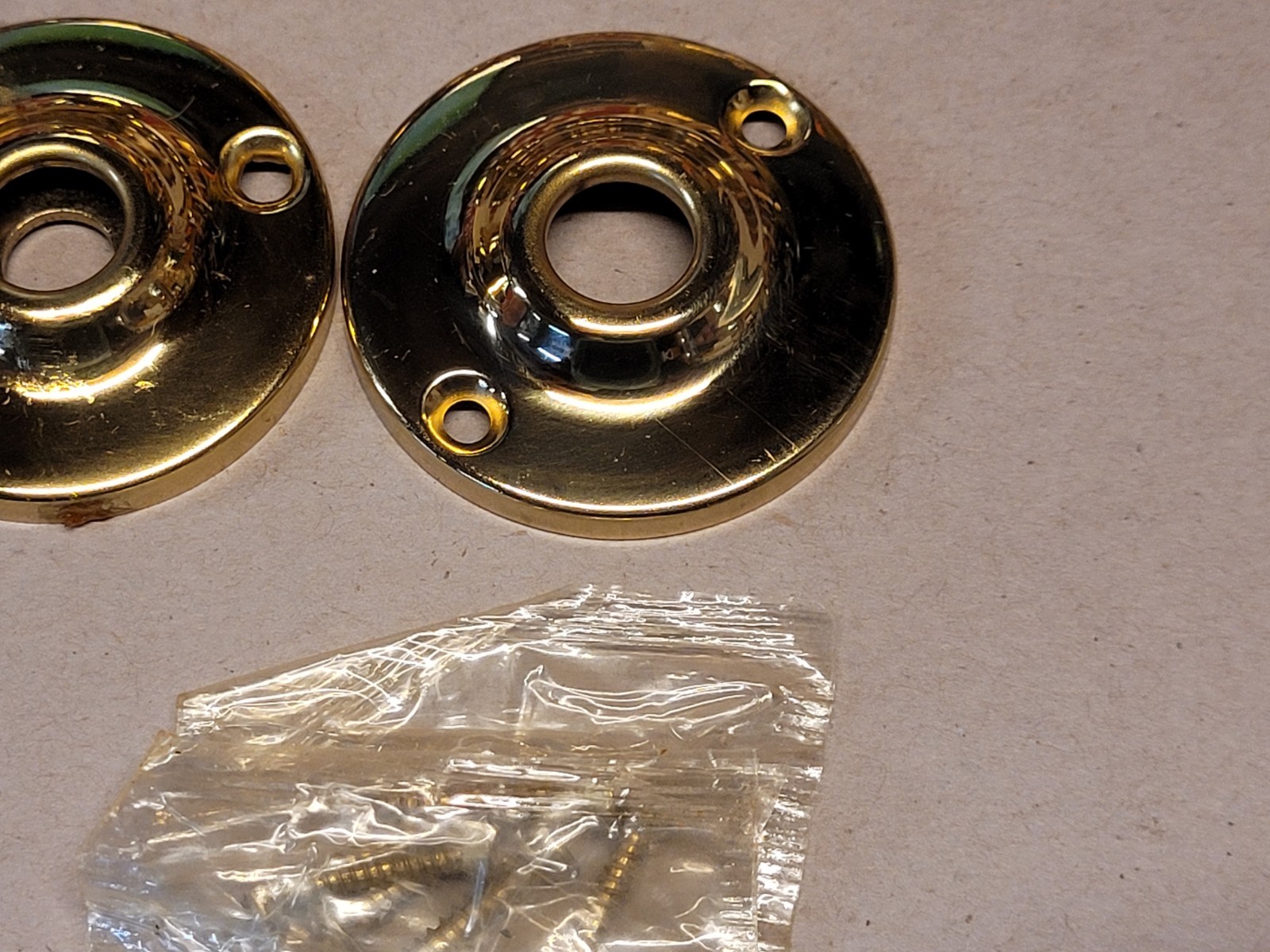 Dexter Screen/Storm Door Lock Brass #1159 NOS