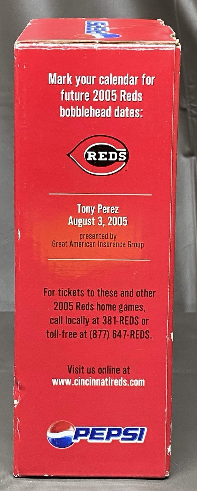 Wily Mo Pena Cincinnati Reds 2005 Pepsi Bobblehead SGA Promotion