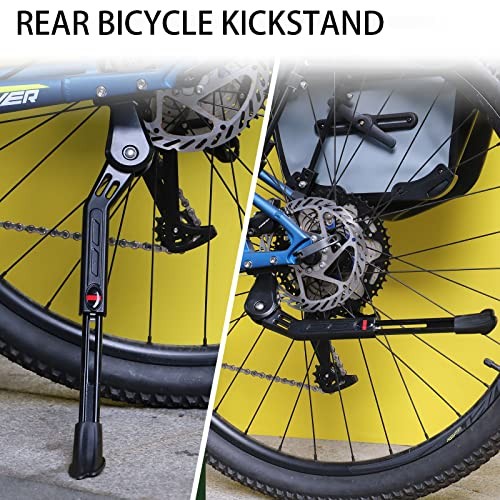 Adjustable Rear Bike Kickstand Aluminium Alloy Kick stand Fits Rear Kickstand