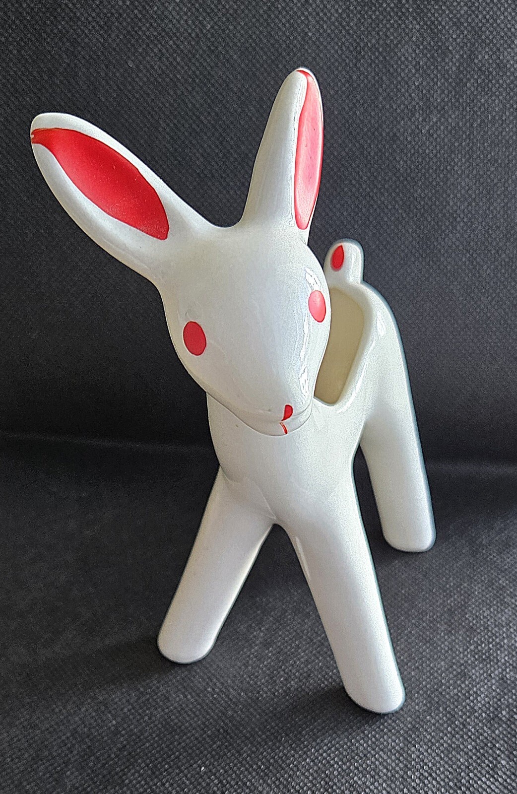 Cute 1950s Ceramic Deer Planter Decoration 6" Tall
