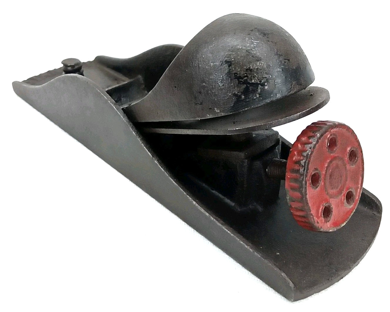 Antique Tool 1890s Stanley No 220 Cast Iron Block Plane Made In USA Signed