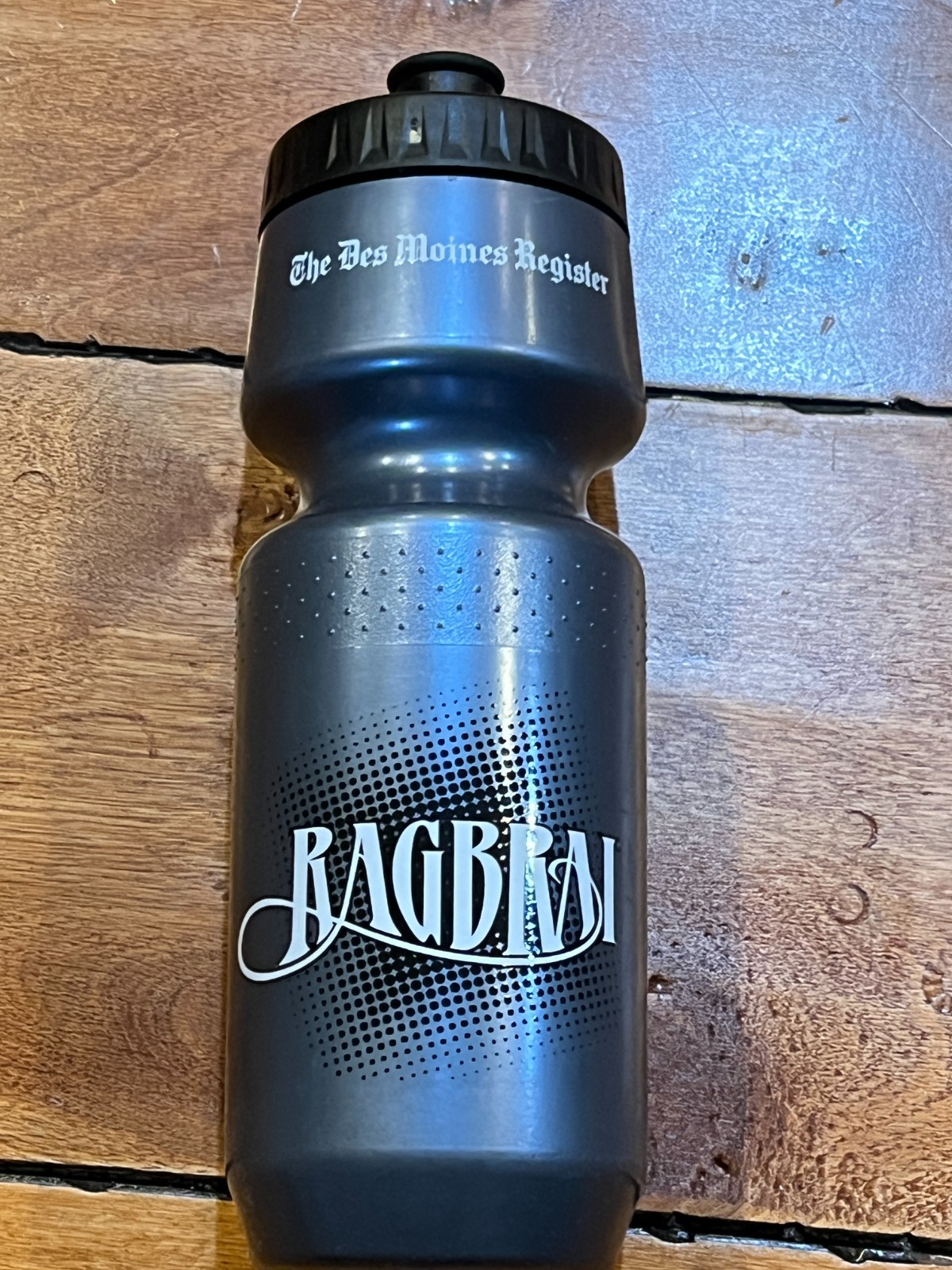 Ragbrai XXXIV Des Moines Register Iowa Bicycle Souvenir Plastic Water Bottle
