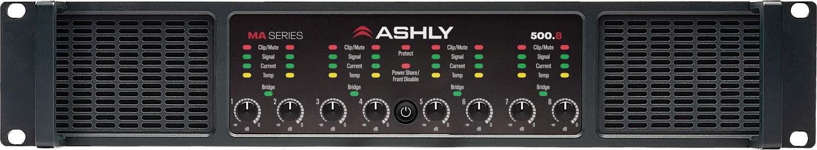 Ashly MA500.8 8 x 500W Class D Amplifier