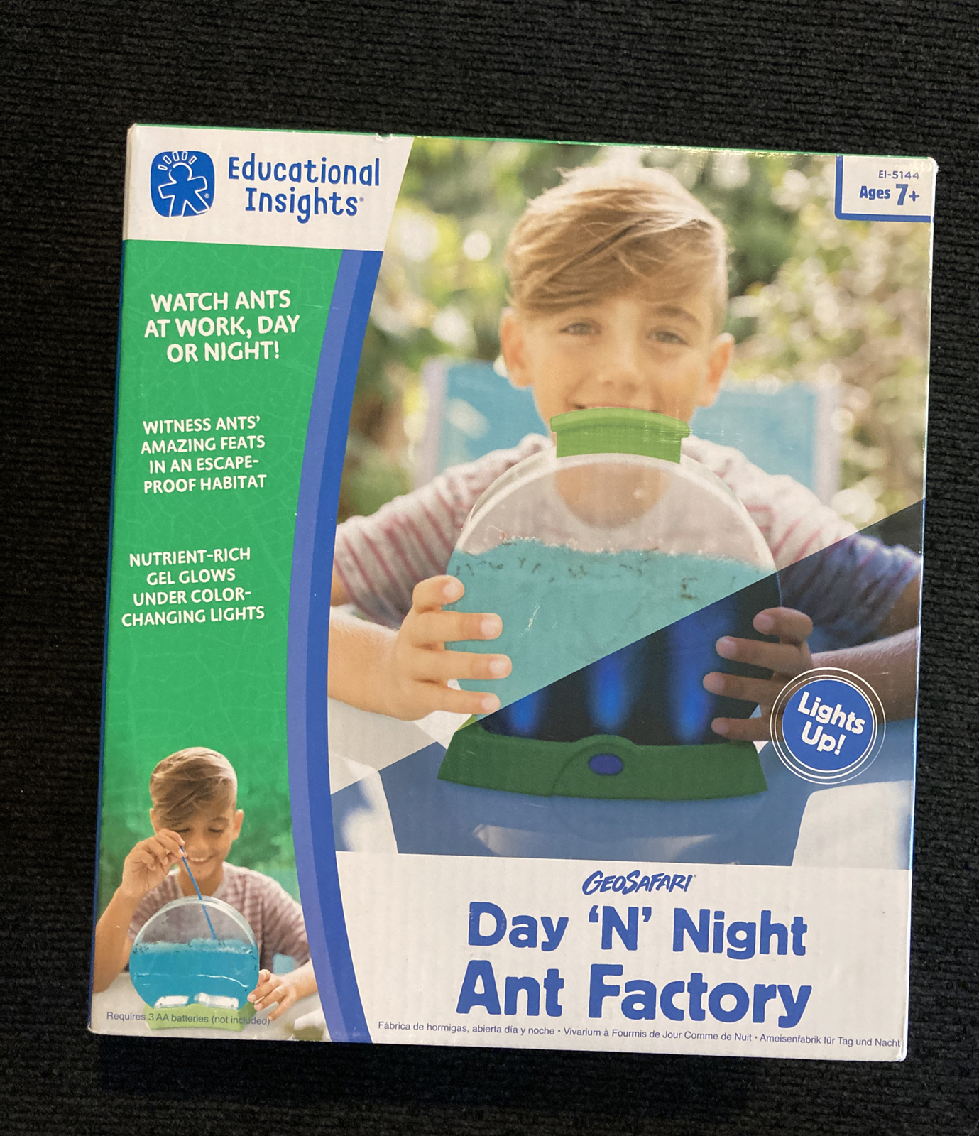 Educational Insights GeoSafari Day 'N' Night Ant Factory: Kids Outdoor Toys,