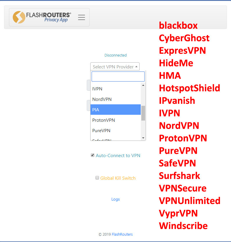 VPN SETUP SETUP for VPN service on your WLAN router Fritzbox Asus DD-WRT