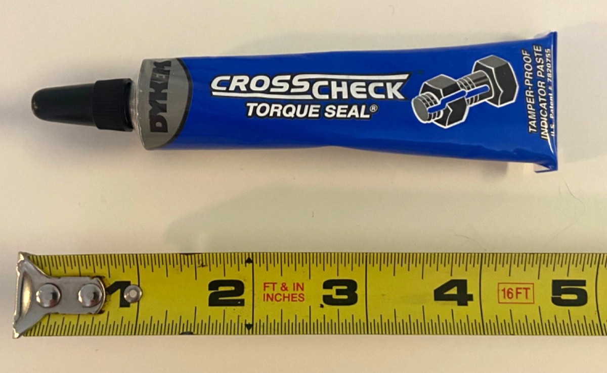 Dykem Cross Check Tamper Proof Torque Stripe Seal Indicator Paste Marker Blue