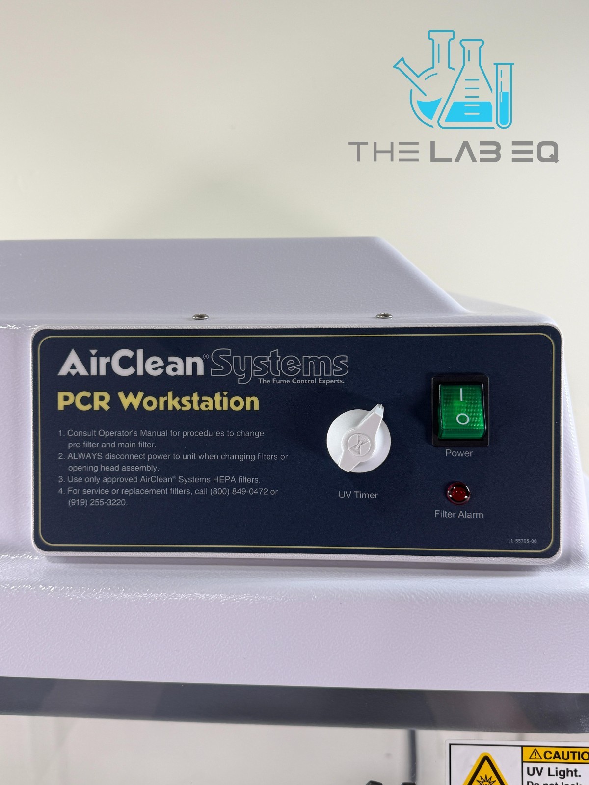 AirClean Systems PCR Workstation AC624LFUV TESTED with Warranty