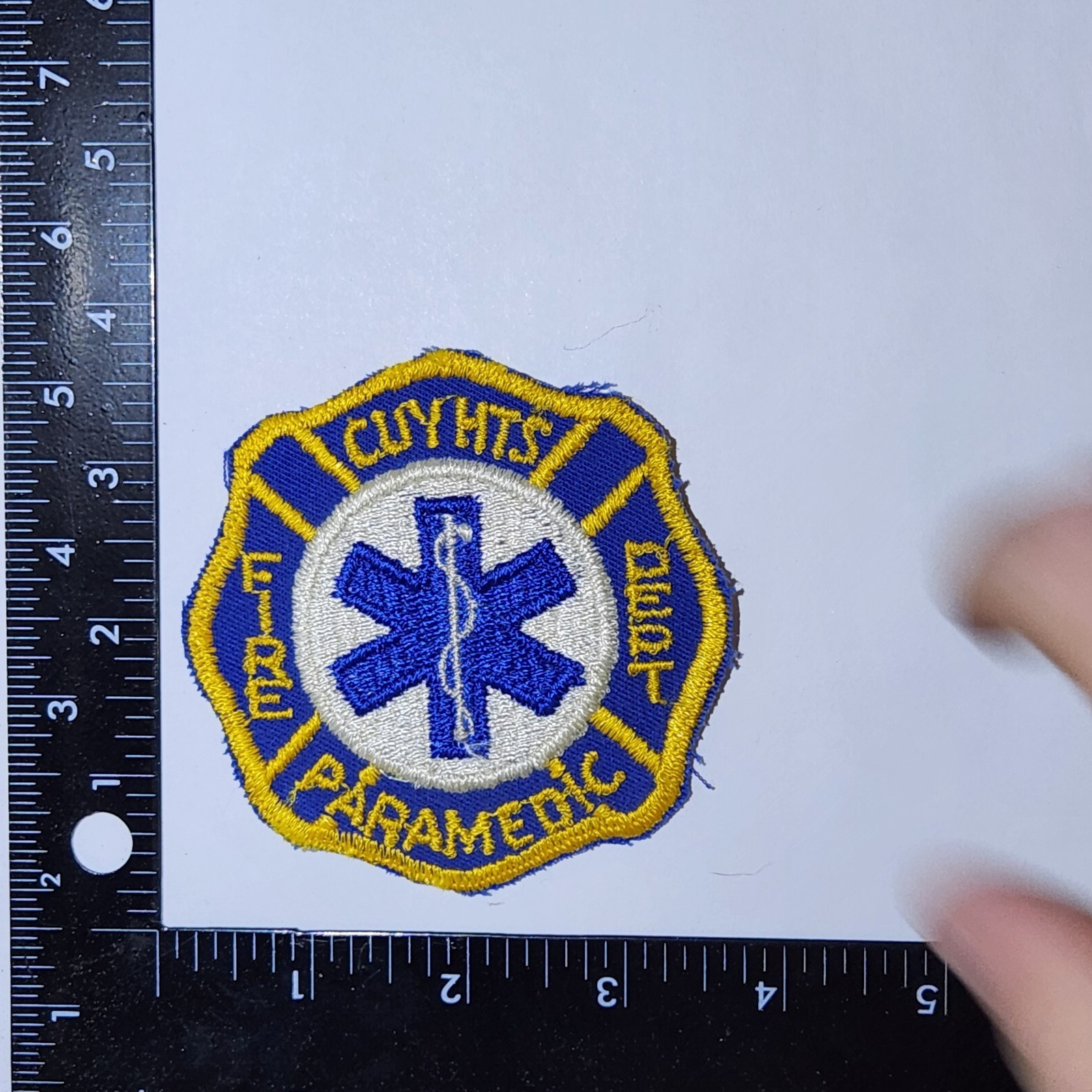 Cuyahoga Heights, Ohio Fire Department Patch. Great Condition!