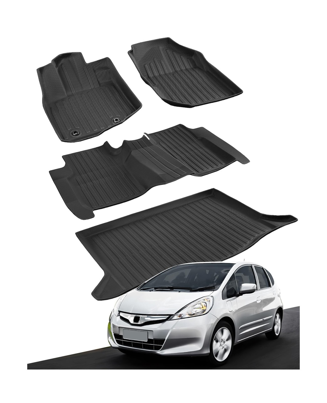 Floor Mats Cargo Liner for Fit 2009-2013 All Weather Protector Heavy Du...
