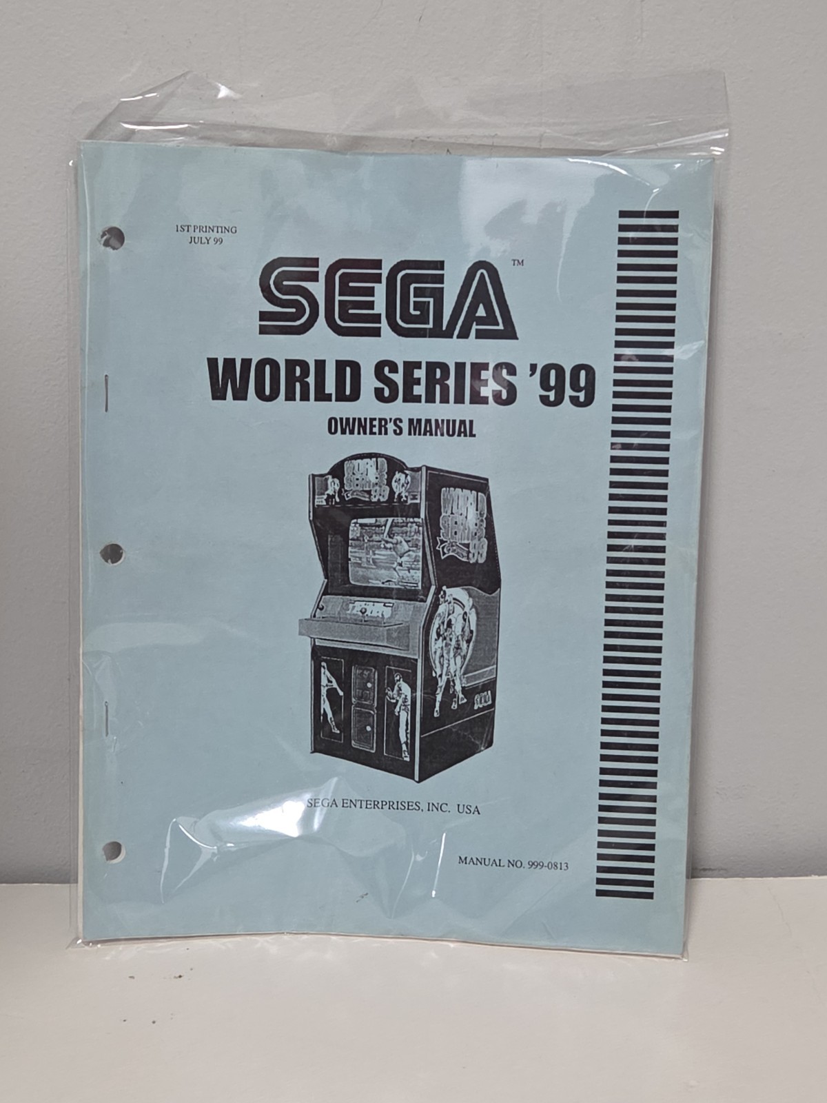 SEGA WORLD SERIES '99 1st printing Owner's Manual No 999-0813 July 1999