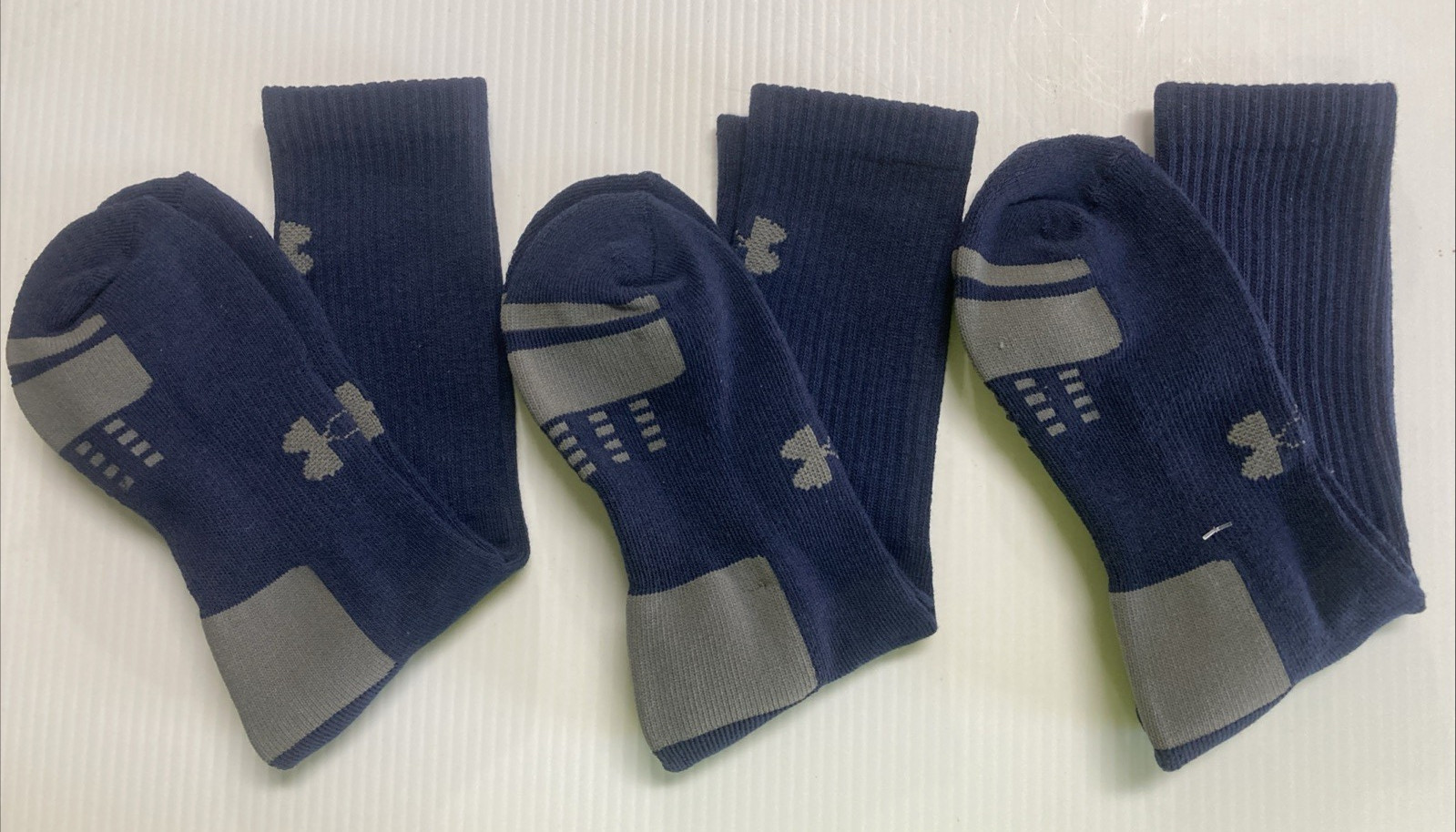 Under Armour Men's Crew Socks, Large(men's shoe 9-12), 3 pairs, Free Shipping!
