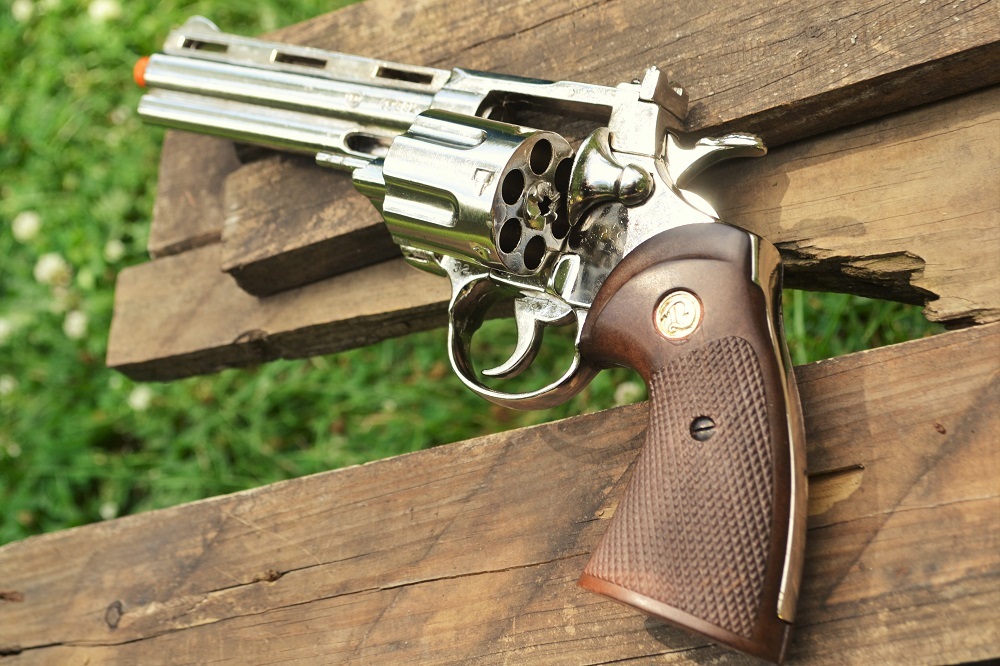 Non-Firing Replica Colt Python .357 Magnum Revolver - 357 - The Walking Dead TWD