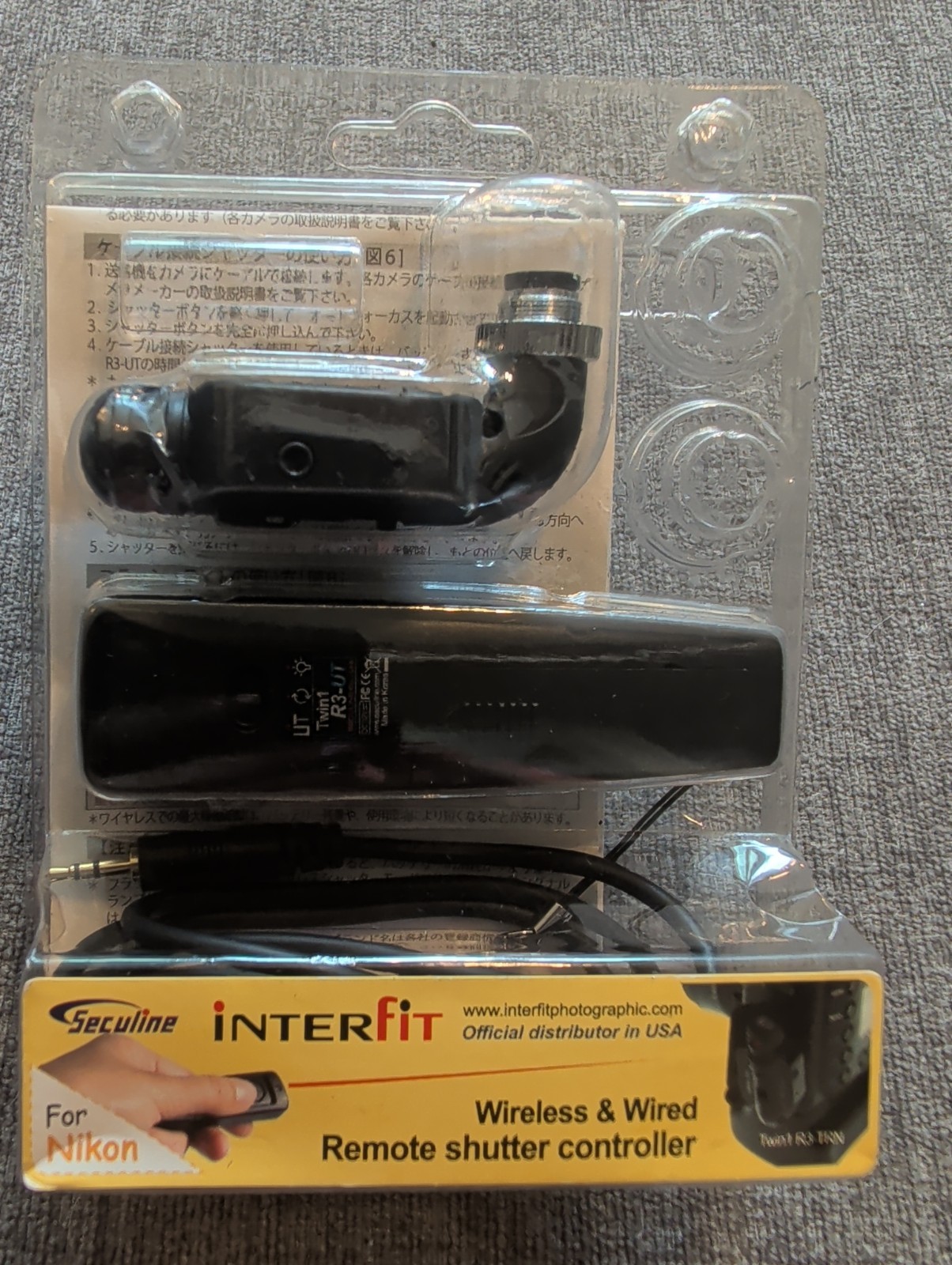Seculine R3-UT Wireless & Wired Remote Shutter Controller for Nikon Untested