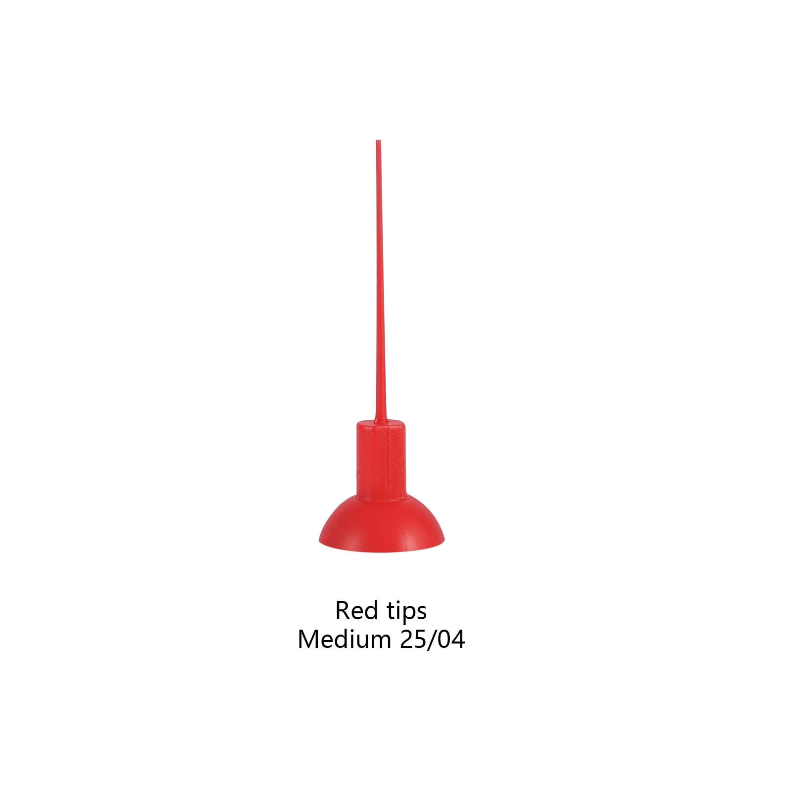 50Pcs Dental Activator Tips Ultra Sonic Activator Irrigator Needle Tip MediumRed