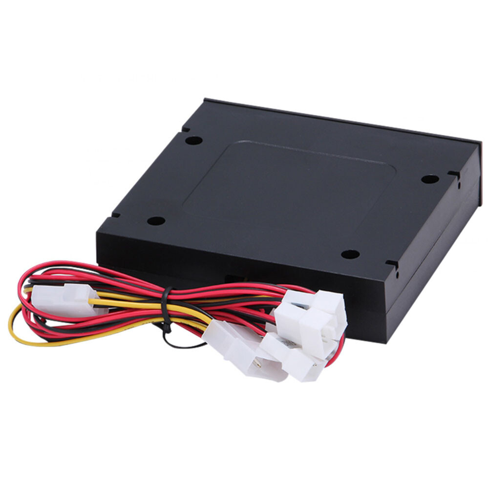 Fan Speed Controller 3.5" LCD Touch Screen Front Panel 4 Way Pc Temperature