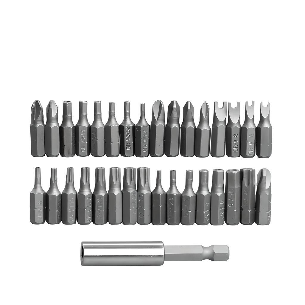 33 PCS Torx Security Bit Set - Hex Star Spanner & Tri-Wing Tamper-Proof Tool US